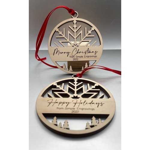 Boule de Noël en bois Made in France 🇫🇷 - 1